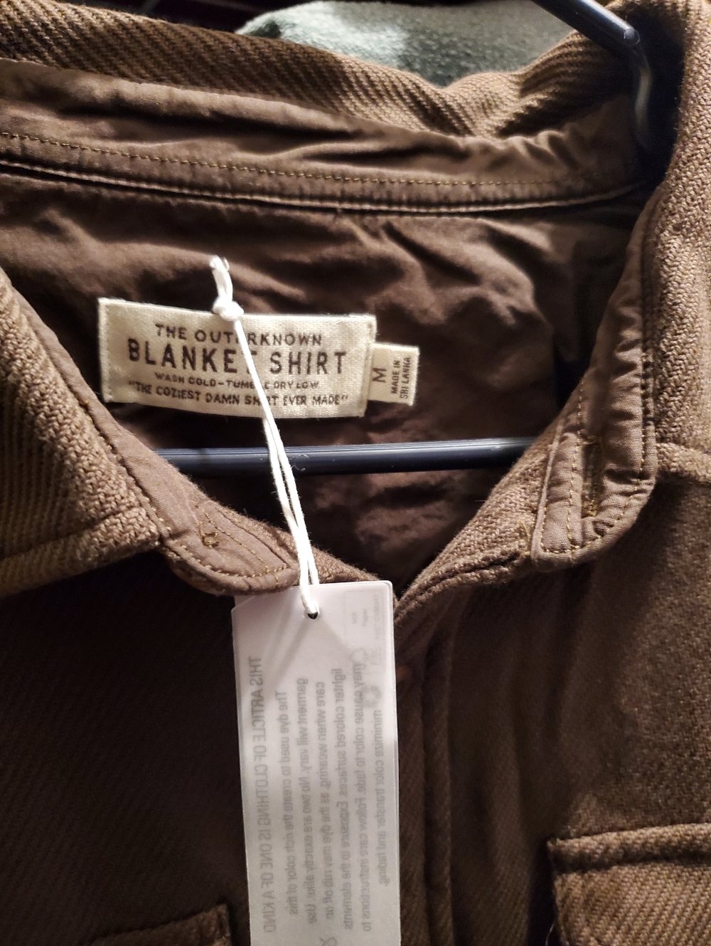 Outerknown Chroma Brown Blanket Shirt - Picture 6 of 7